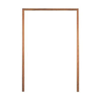 Jogo de marco para porta em madeira angelim 3x210x18cm