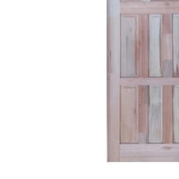 Kit porta vigia eucalipto 80x210 esquerda marco 12x25