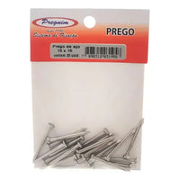 Kit prego de aço temperado 15x15 com 20 unidades