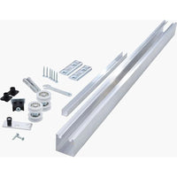 Kit roldana para porta de correr de embutir 2m 80kg