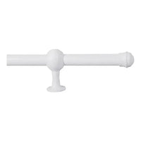Kit varão elegance 19mm branco 15m