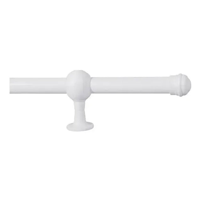 Kit varão elegance 19mm branco 15m