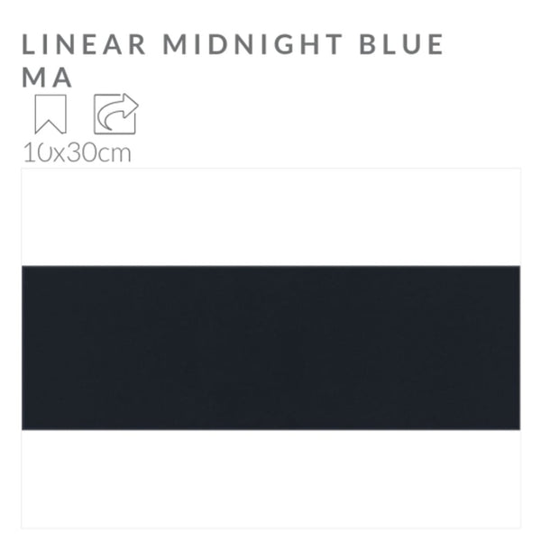 LINEAR MIDNIGHT BLUE MA 10X30