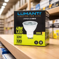 LUMANTI LAMPADA DICROICA LED GU10 48W 3000K 36 MR16 AUT