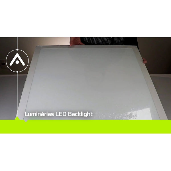 LUMINARIA EMBUTIR QUADRADA BACKSTAGE LED 36W AUTOVOLT 6500K