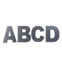 Letra adesiva em ACM para identificação