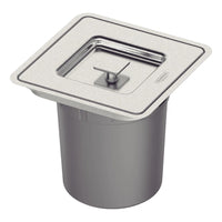 Lixeira de Embutir - Inox Quadrada - Tramontina - 5L - Clean Square