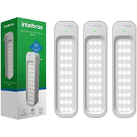 Luminária de emergência 30 leds bivolt 150 lumens