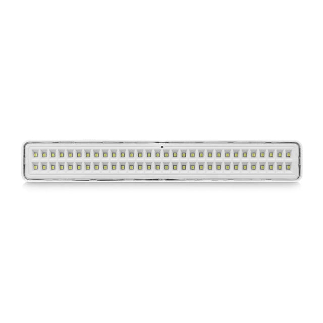 Luminária de emergência slim 60 leds bivolt