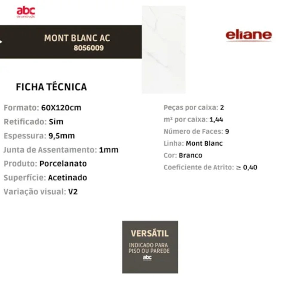 MONT BLANC AC 60X120