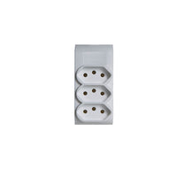 MULTIPLICADOR TASCHIBRA 3 TOMADAS 2PT 10A BRANCADER01 BRA