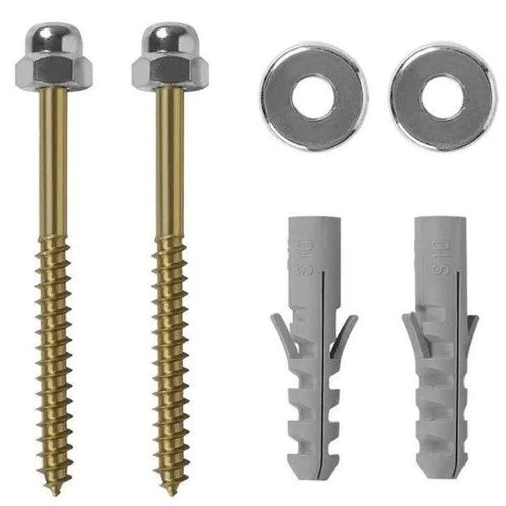PARAFUSO LATONADO LUXO C BUCHA 10MM 02UN