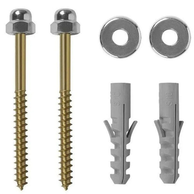PARAFUSO LATONADO LUXO C BUCHA 10MM 02UN