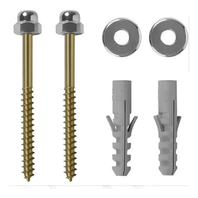 PARAFUSO LATONADO LUXO C BUCHA 12MM 02UN