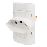 PERLEX ADAPTADOR 3 SAIDAS 2PT BRANCO