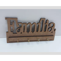PORTA CHAVE MDF CASA FAMILIA 6MM
