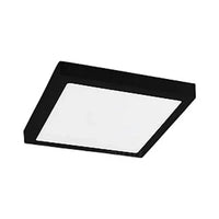 Painel Led 18w Quadrado Sobrepor Preto 3000k Brasilux