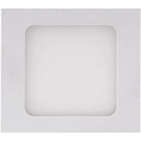 Painel led embutir quadrado 12x12cm 6w 6500k bivolt
