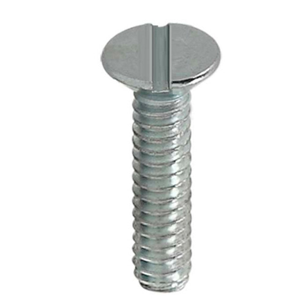 Parafuso fenda galvanizado 1/4 para claraboia