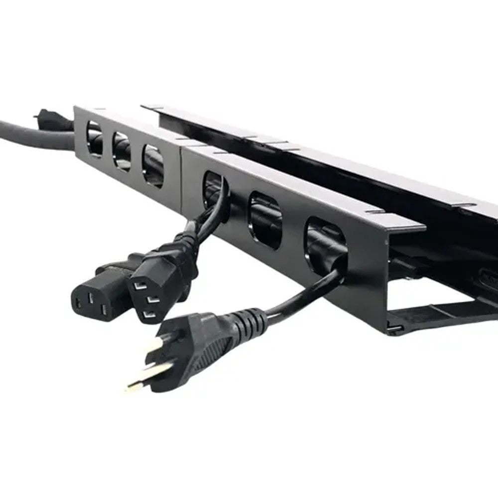 Passa cabo modular com 3 vias 30cm