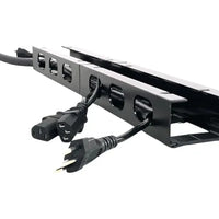 Passa cabo modular com 3 vias 30cm