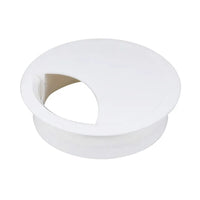 Passa fio branco para móveis 59mm