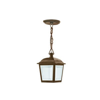 Pendente injetado com lente cristal