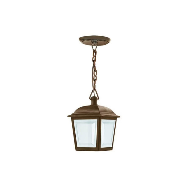 Pendente injetado com lente cristal