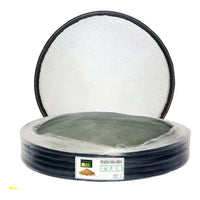 Peneira de Plástico para Areia Aro 55cm Preta