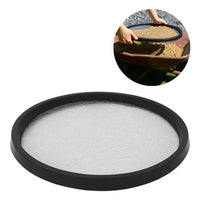 Peneira de Plástico para Areia Aro 55cm Preta