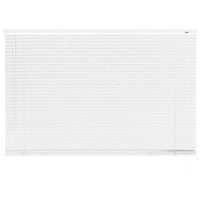 Persiana horizontal de pvc branca 120 x 130 cm