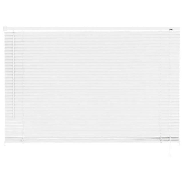 Persiana horizontal de pvc branca 120 x 130 cm