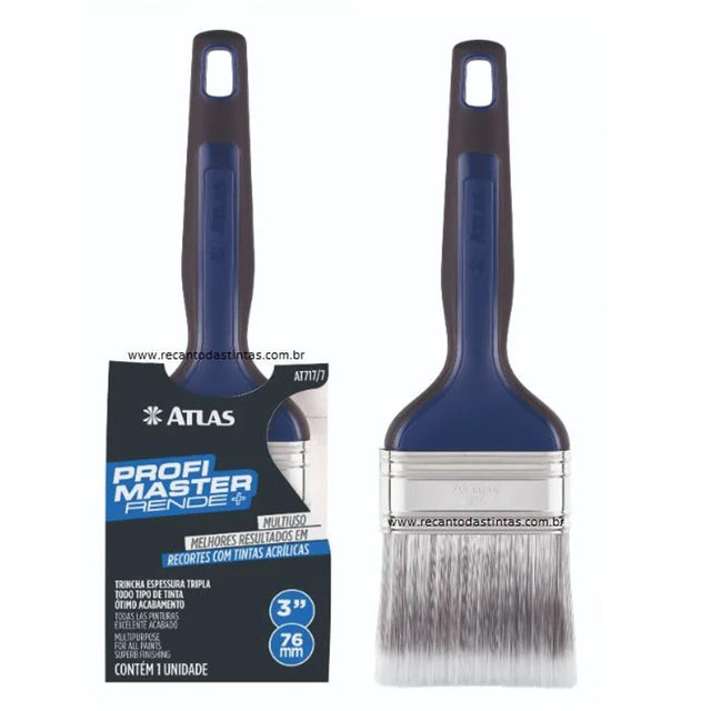 Pincel de pintura profimaster 3 at7177 azul preto