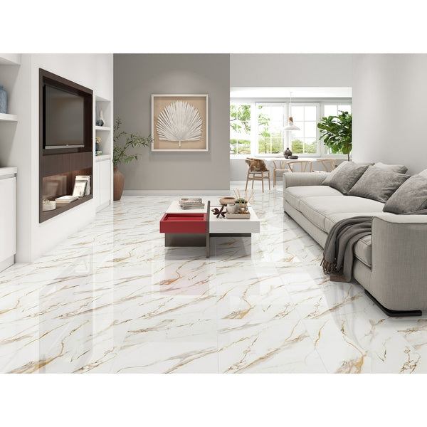 Piso calacata gold polido 58x120 2.09m2