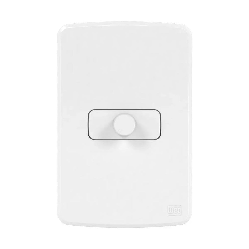 Placa 4x2 com dimmer para lâmpada branco