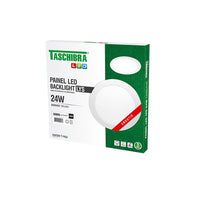 Placa LED Taschibra Lys Redondo embutir24W 3000k Bivolt