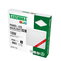 Placa LED Taschibra Sobrepor quadr18W 6500k Bivolt