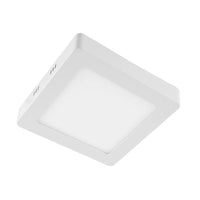 Plafon de led quadrado de sobrepor 12w 3000k