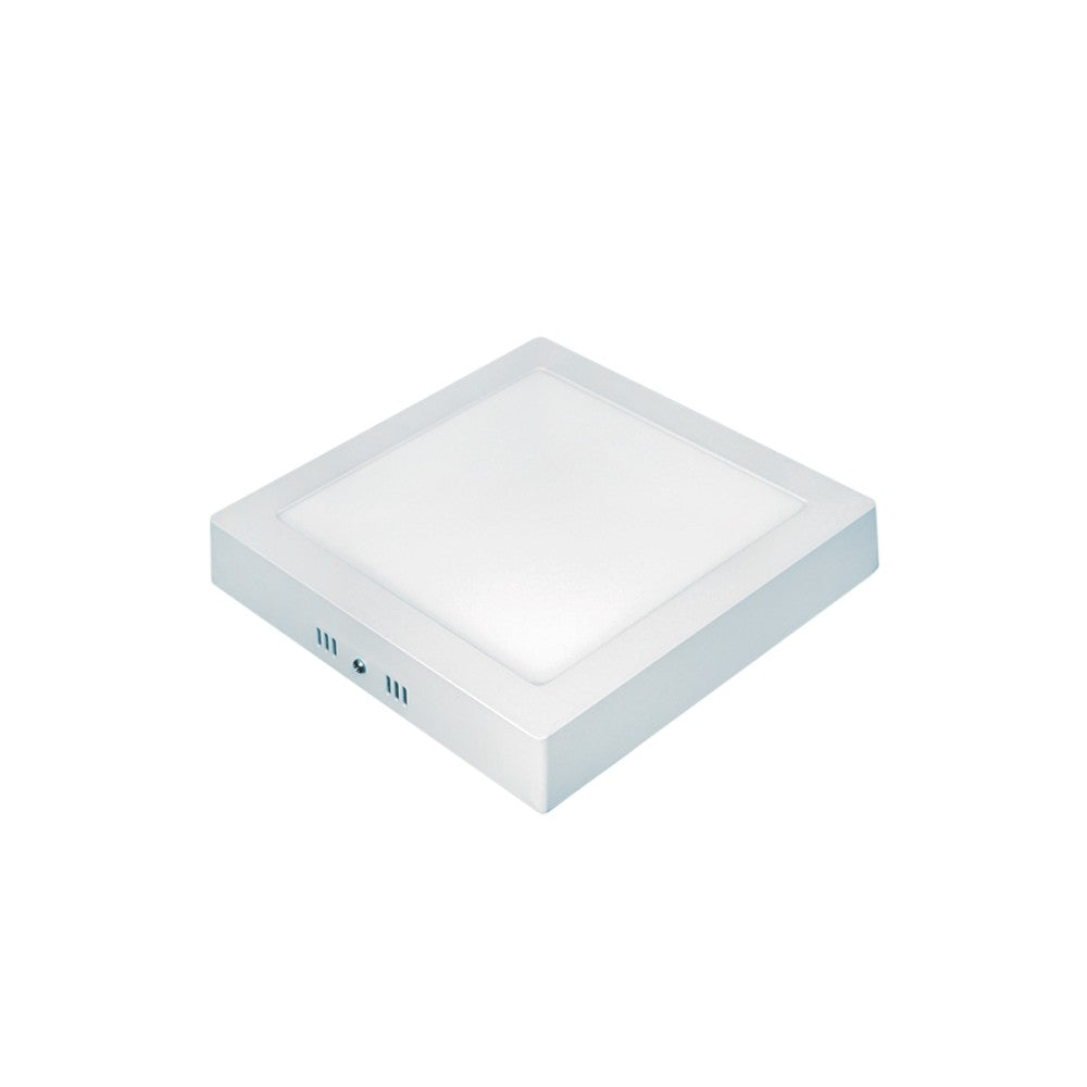 Plafon de led quadrado de sobrepor 12w 6500k