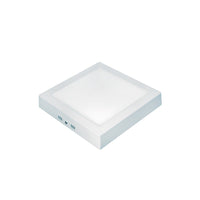 Plafon de led quadrado de sobrepor 12w 6500k