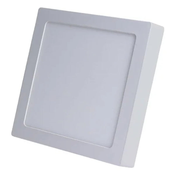 Plafon de led quadrado de sobrepor 18w 3000k