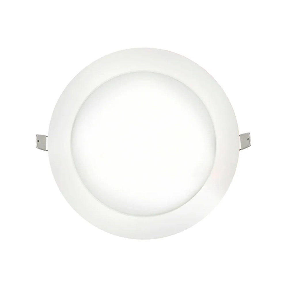 Plafon de led redondo de embutir 12w 6500k