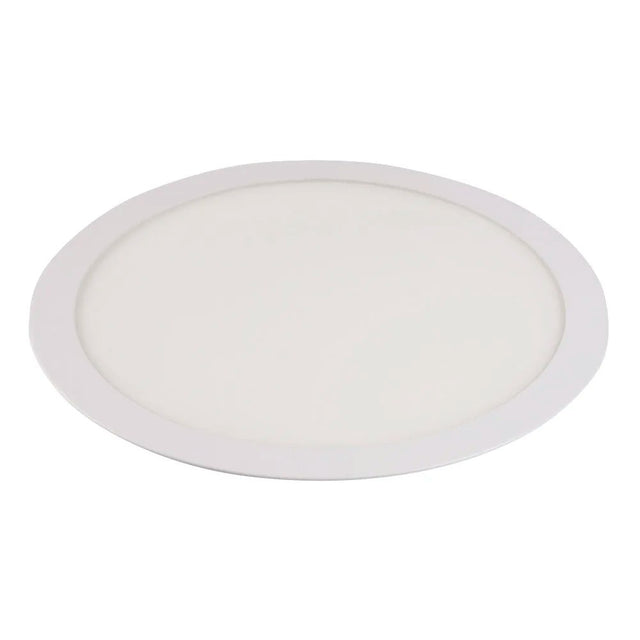 Plafon de led redondo de embutir slim 18w 3000k