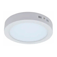 Plafon de led redondo de sobrepor 12w 6500k