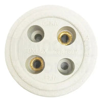 Plug de porcelana 2 polos 20a