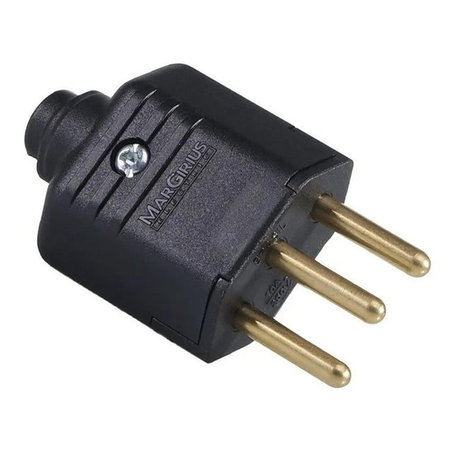 Plug macho europeu 2p 10a