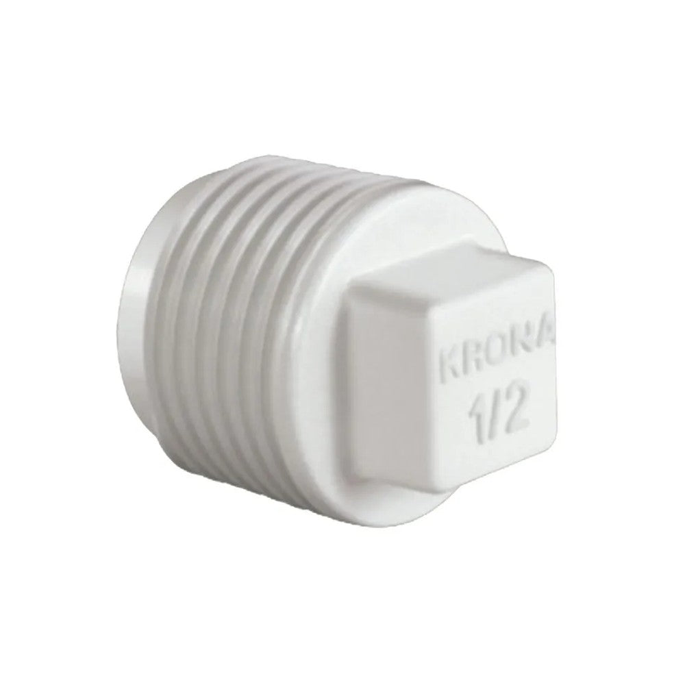 Plug roscavel de pvc 1 polegada para agua fria