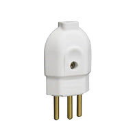 Plugue macho 2 polos e terra 20a