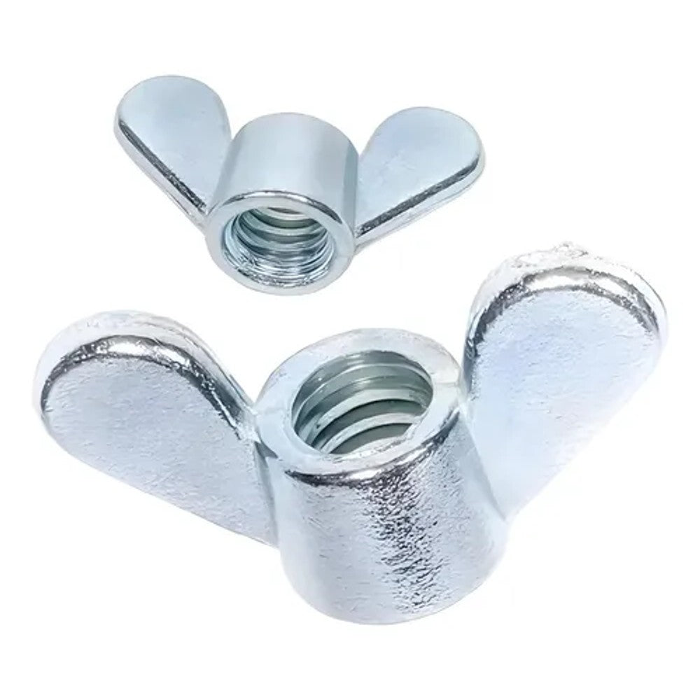 Porca borboleta zincada 100 peças
