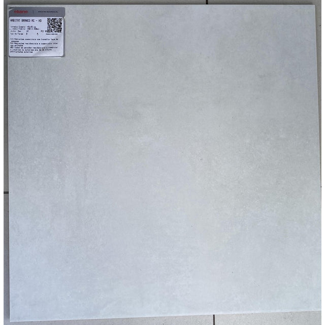 Porcelanato Habitat Branco 45x45 cm Eliane Acetinado Interno Externo